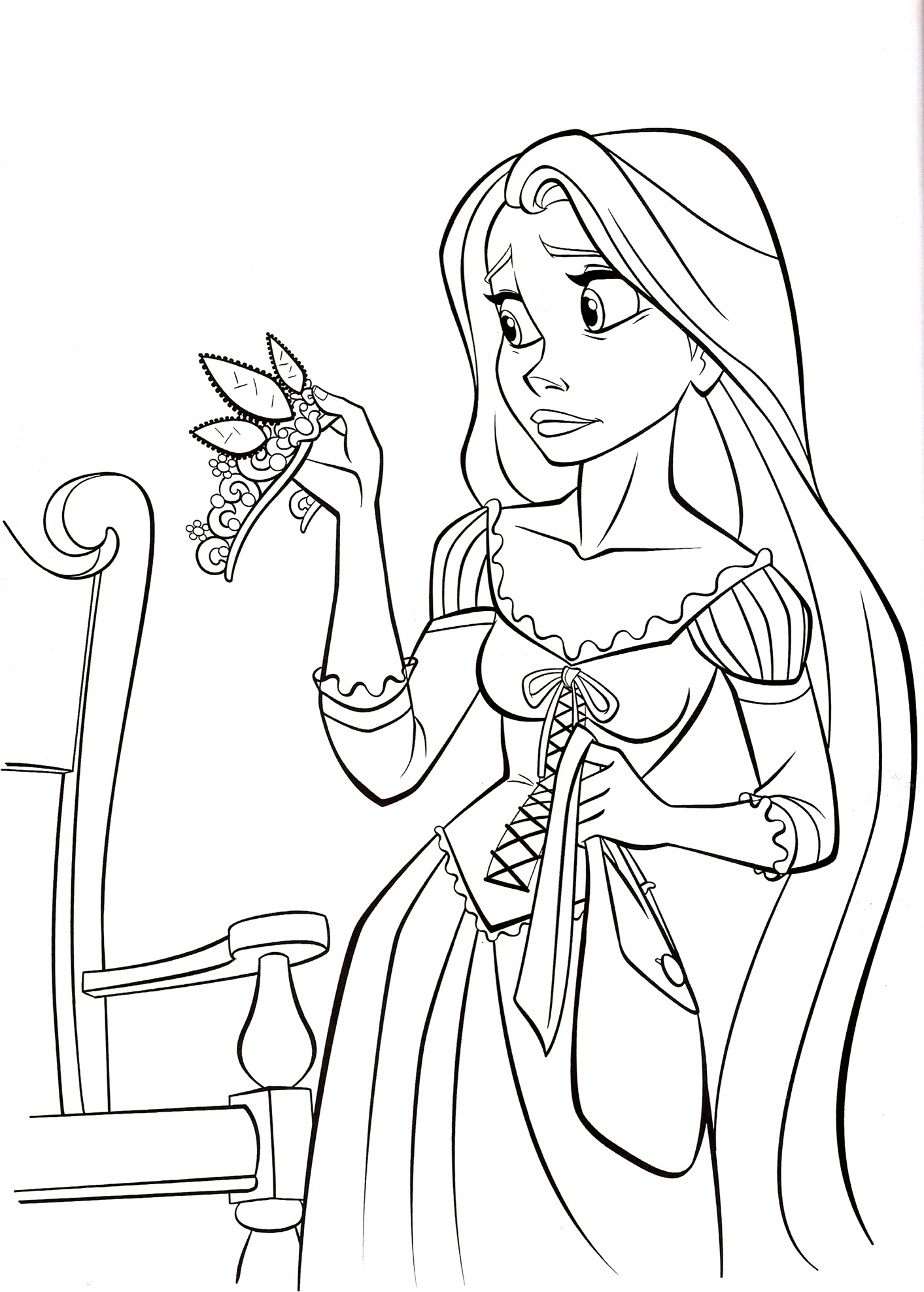 tangled coloring pages free to print - photo #32