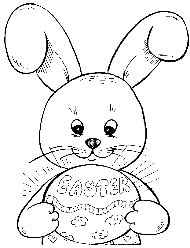 Free Printable Easter Bunny Coloring Pages For Kids