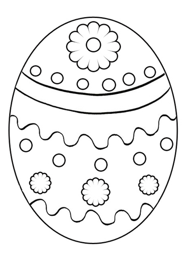 Easter Egg Coloring Pages