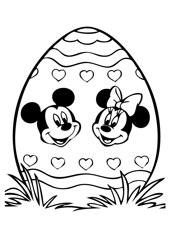 images of easter eggs coloring pages - photo #27