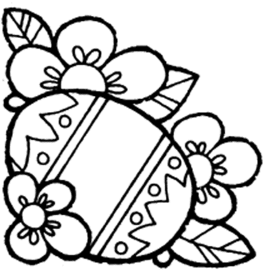 easter egg coloring pages for kids printable - photo #35
