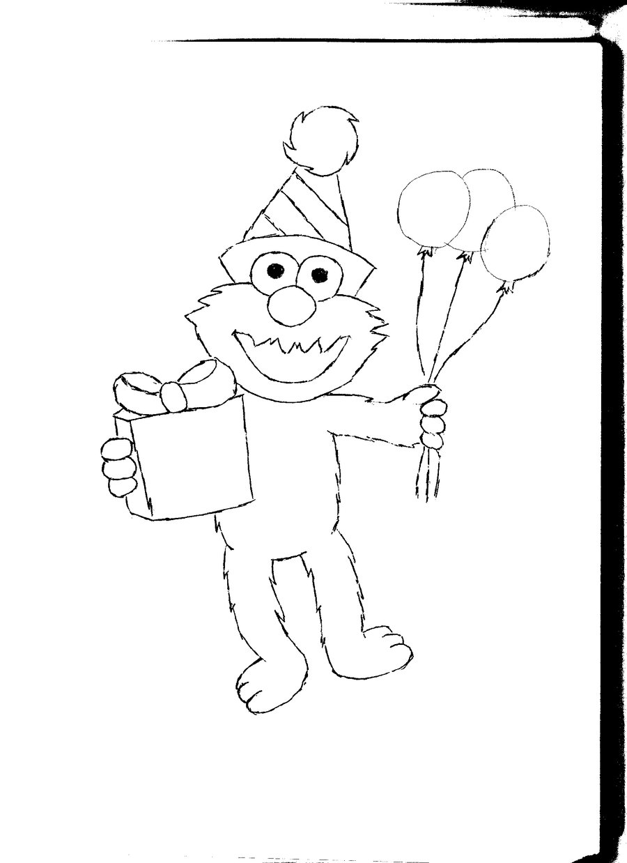 baby elmo printable coloring pages - photo #18