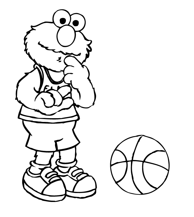 images of elmo coloring pages - photo #11