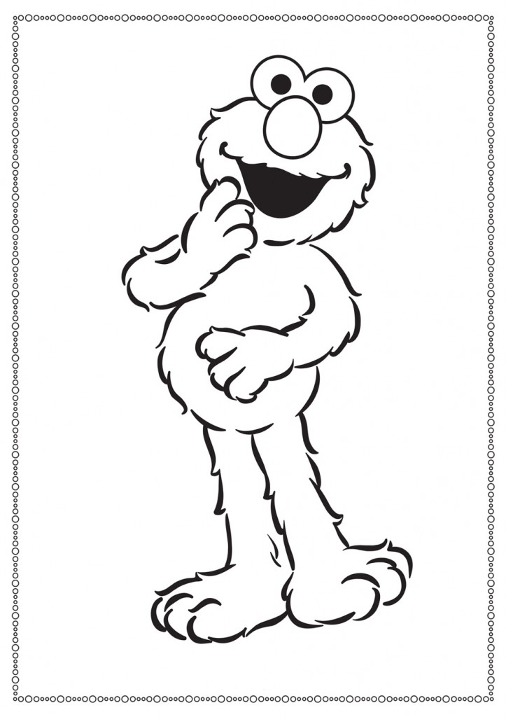 Elmo Coloring Pages Printable Free 723x1024