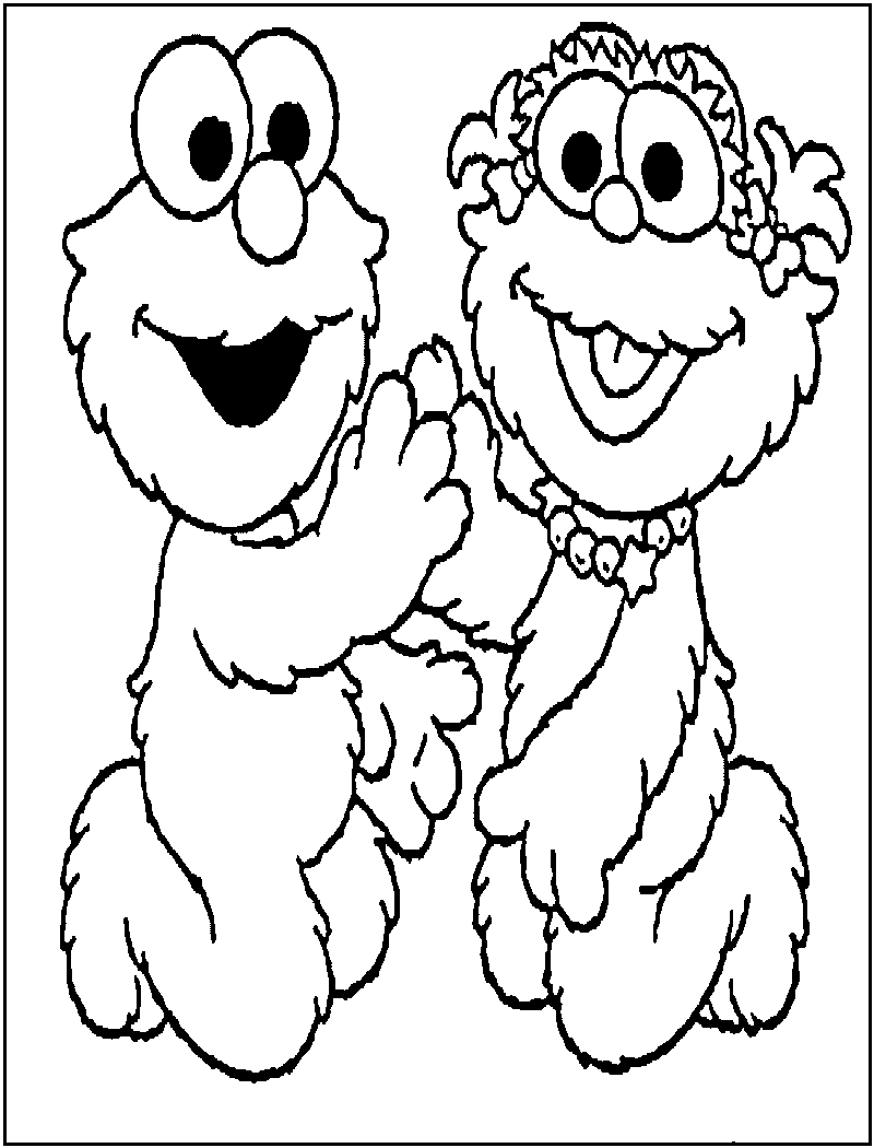 baby elmo printable coloring pages - photo #9