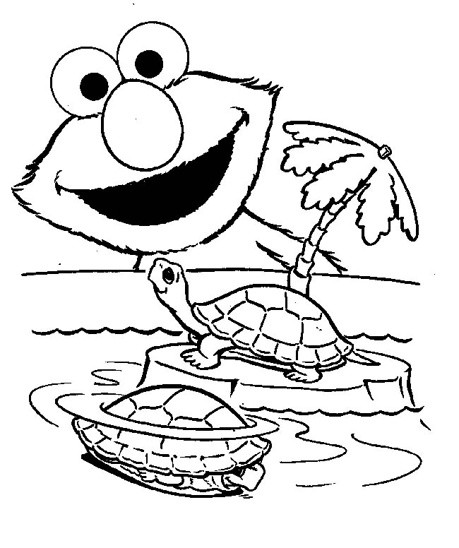 baby elmo coloring pages printable - photo #7