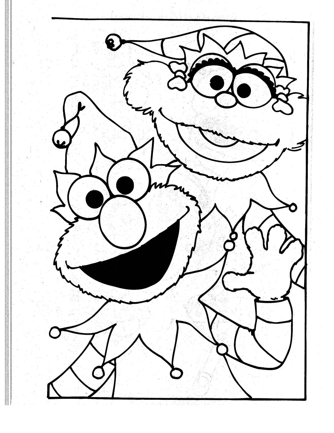 images of elmo coloring pages - photo #40