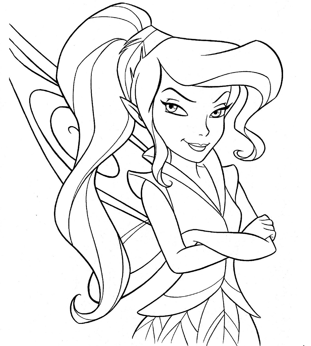 fairies coloring pages free - photo #9