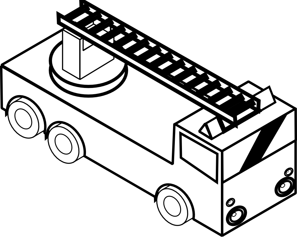 Fire Truck Coloring Pages To Print
