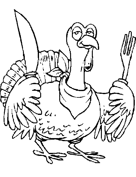 a turkey for thanksgiving coloring pages - photo #23