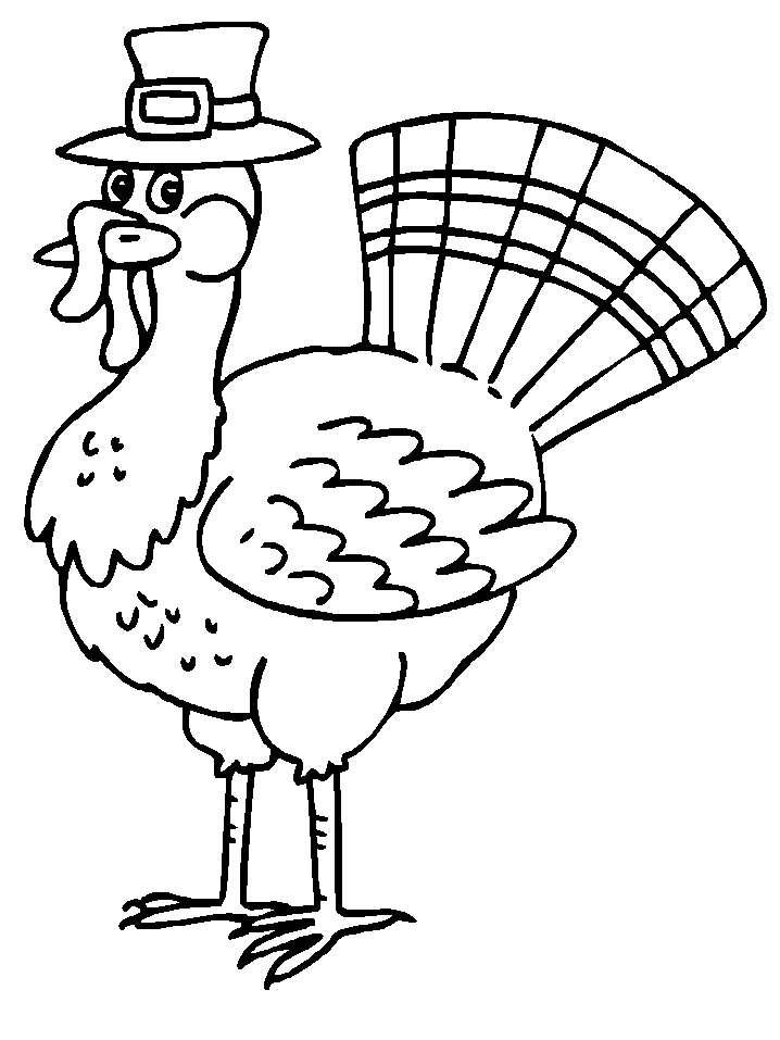 images of printable turkey coloring pages - photo #23