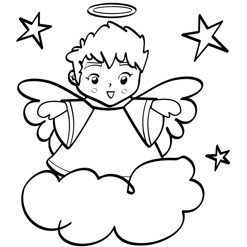 gallery-for-boy-angel-coloring-pages