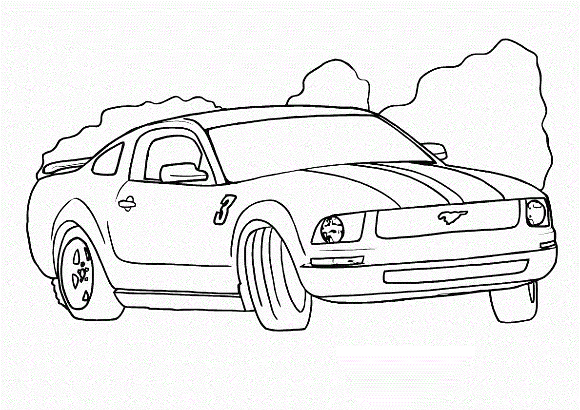 racing coloring pages - photo #44