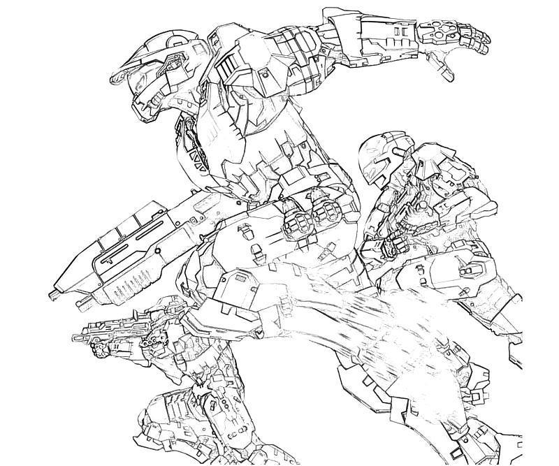 coloring pages halo 3 - photo #1
