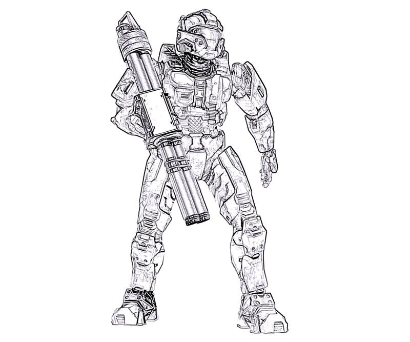 coloring pages halo 3 - photo #42