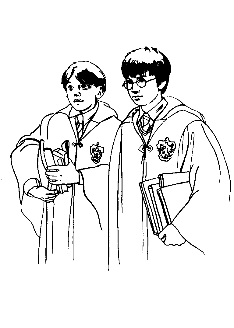 potter harry coloring printable