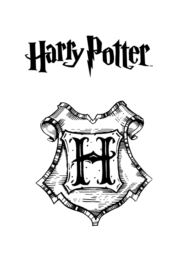 free printable harry potter coloring pages for kids
