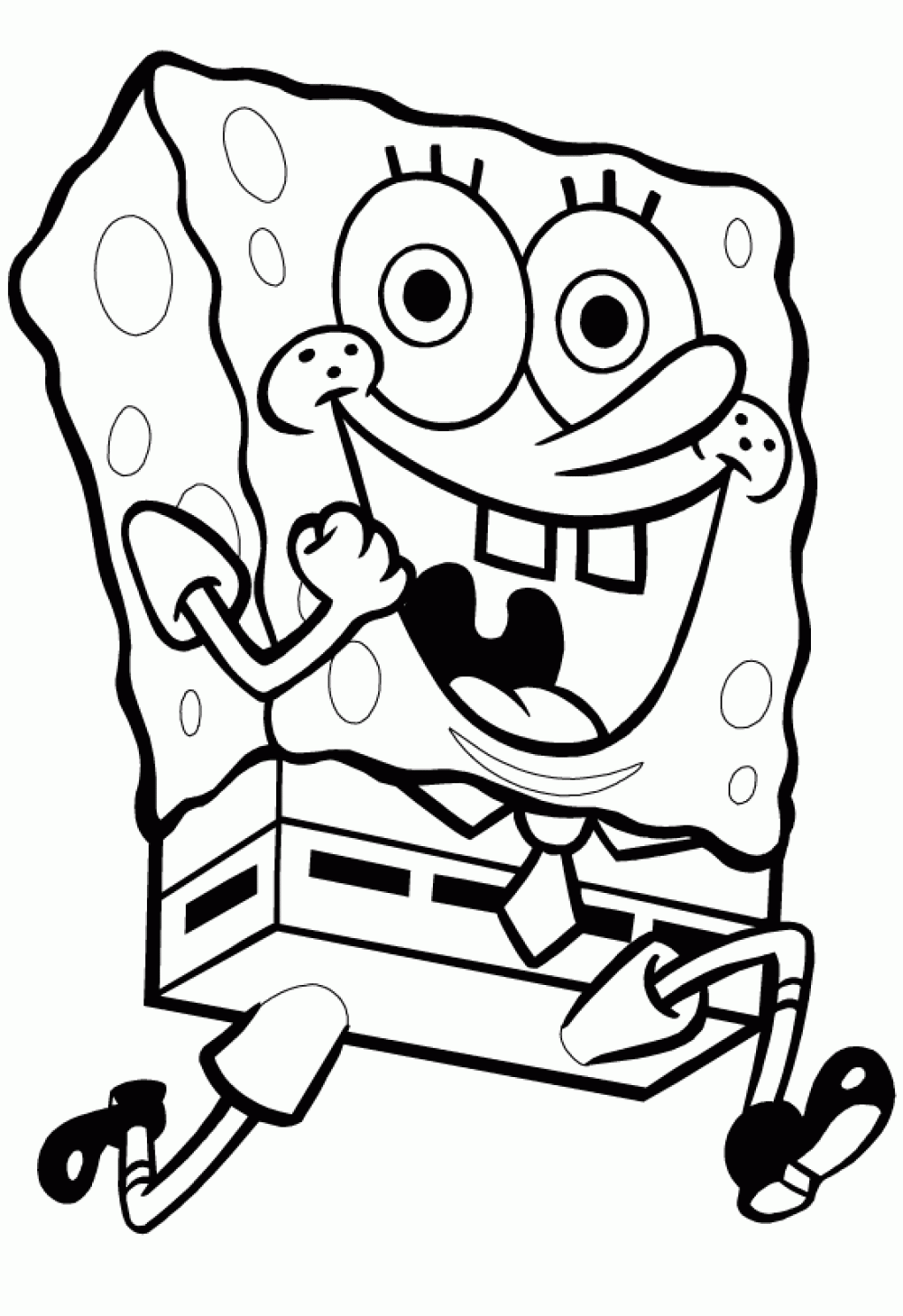 coloring pages of sopngebob - photo #23