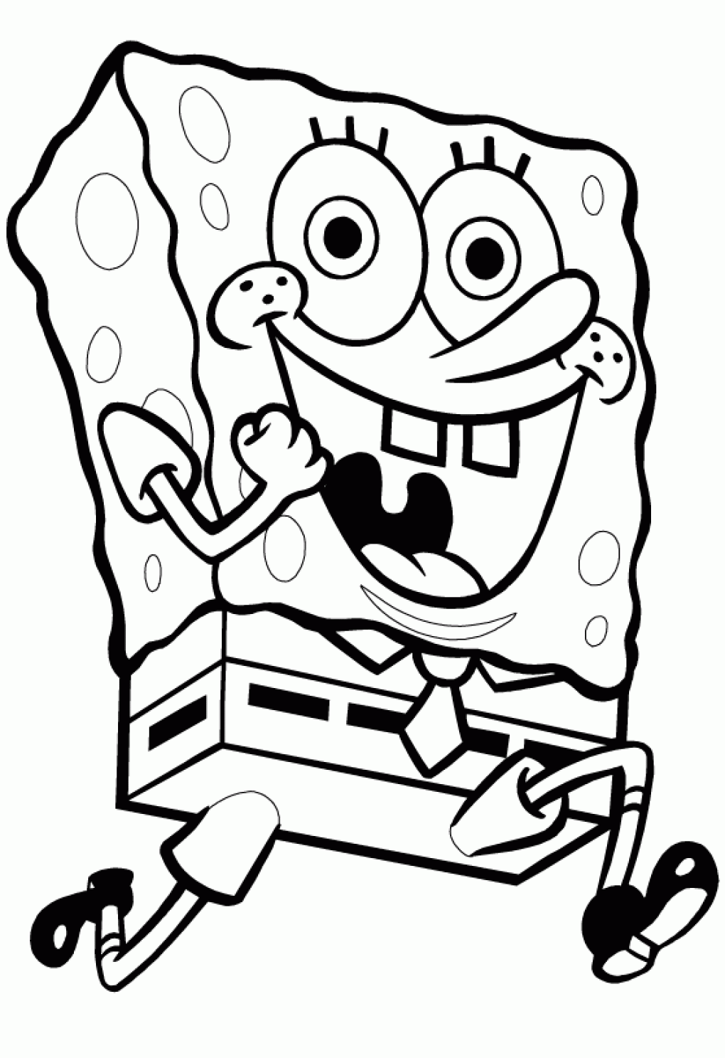 Free Colouring Pages Spongebob Printable