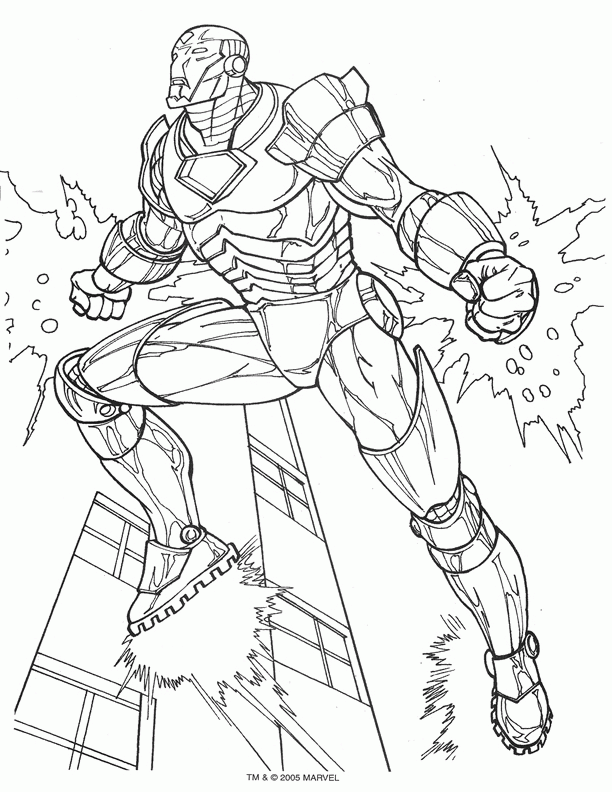 iron man coloring pages free to print - photo #6