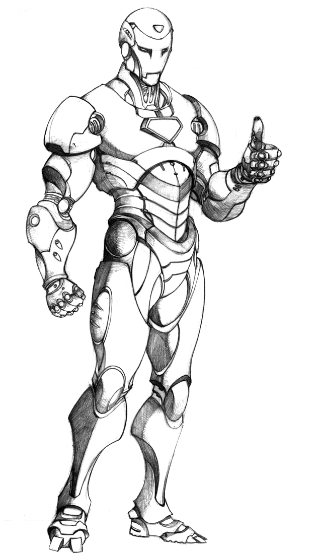 iron man coloring pages free to print - photo #18