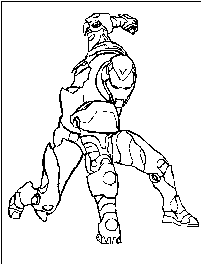 Iron Man Coloring Pages For Kids