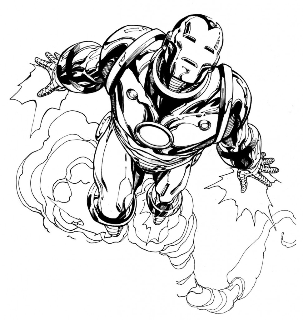 iron man coloring pages free to print - photo #10