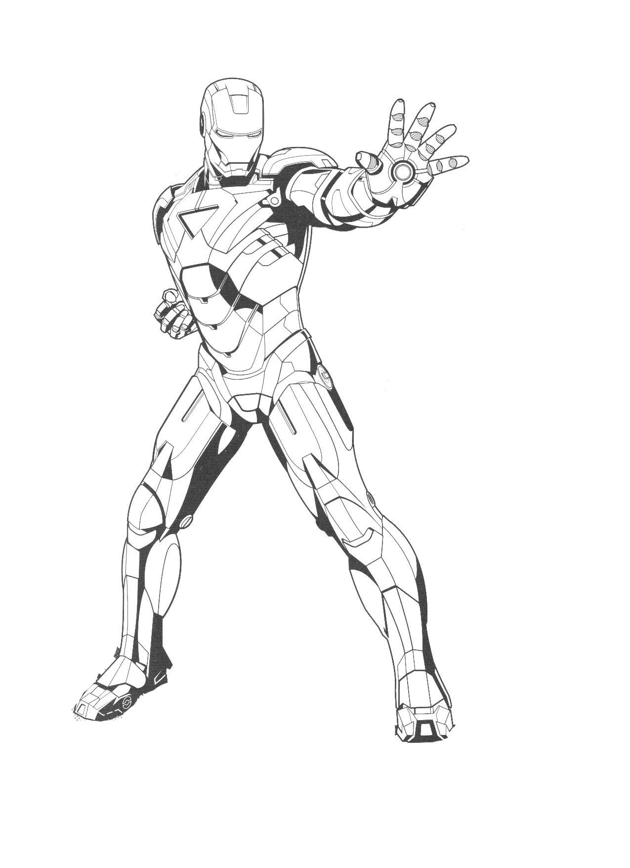 Free Printable Iron Man Coloring Pages For Kids  Best 