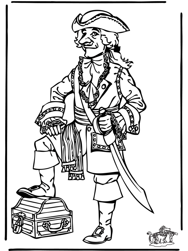 jack and the neverland pirate coloring pages - photo #9
