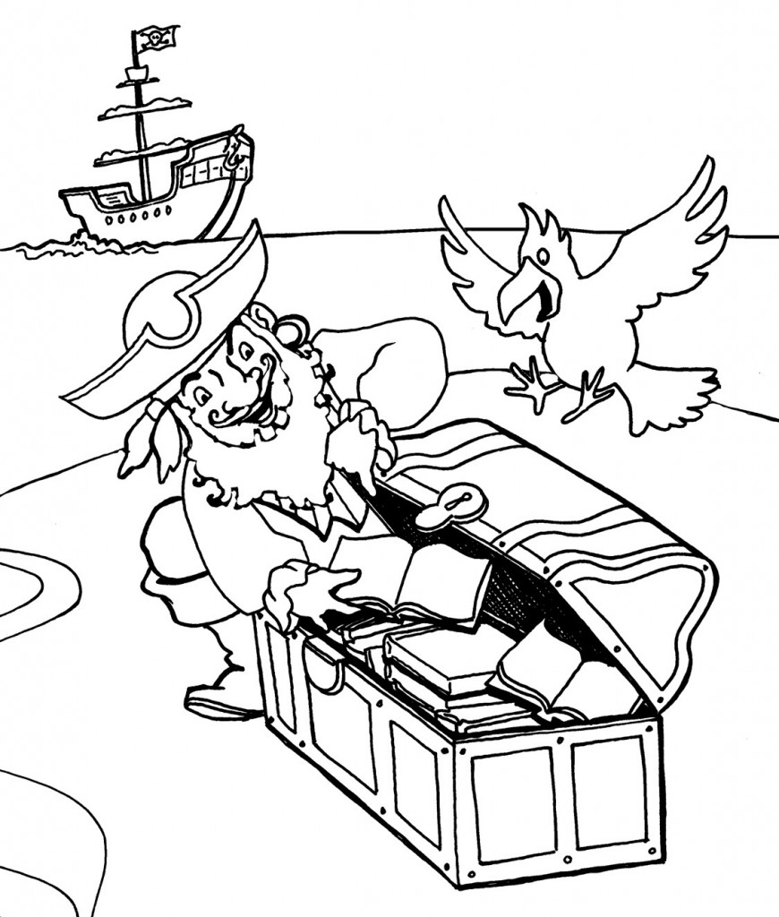 jack and the neverland pirate coloring pages - photo #40