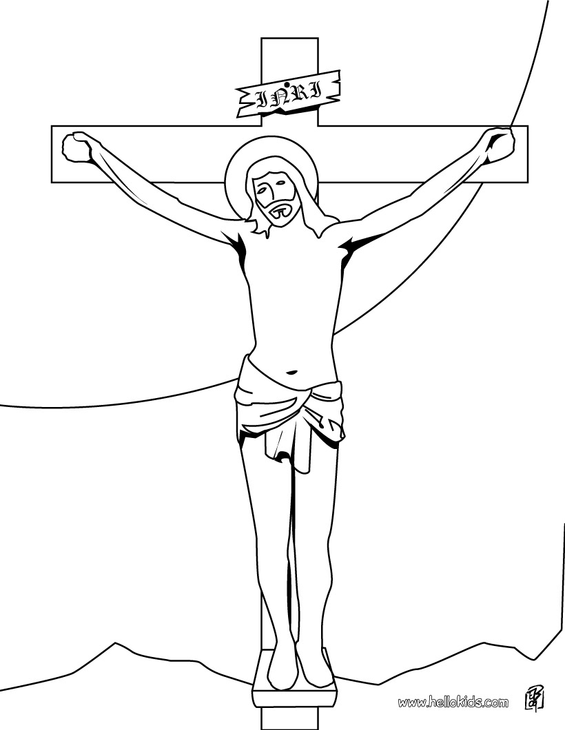 jesus coloring pages for kids - photo #19