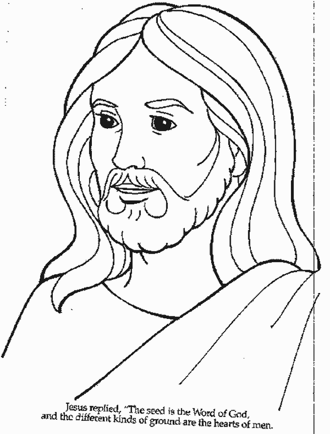 jesus caring coloring pages - photo #36