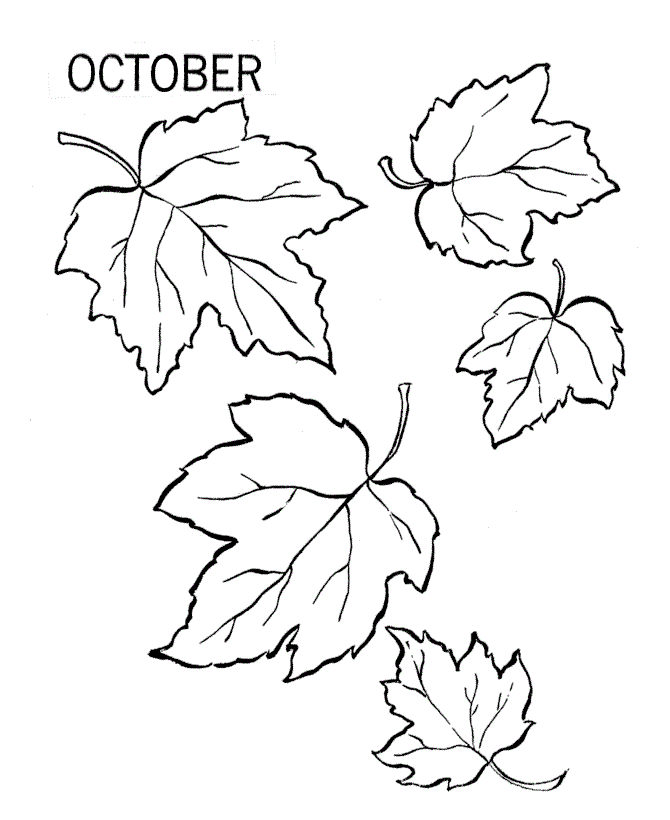fall coloring book pages - photo #19