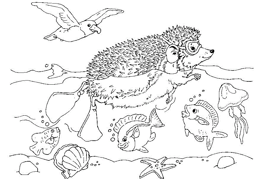 ocean coloring pages colored - photo #22