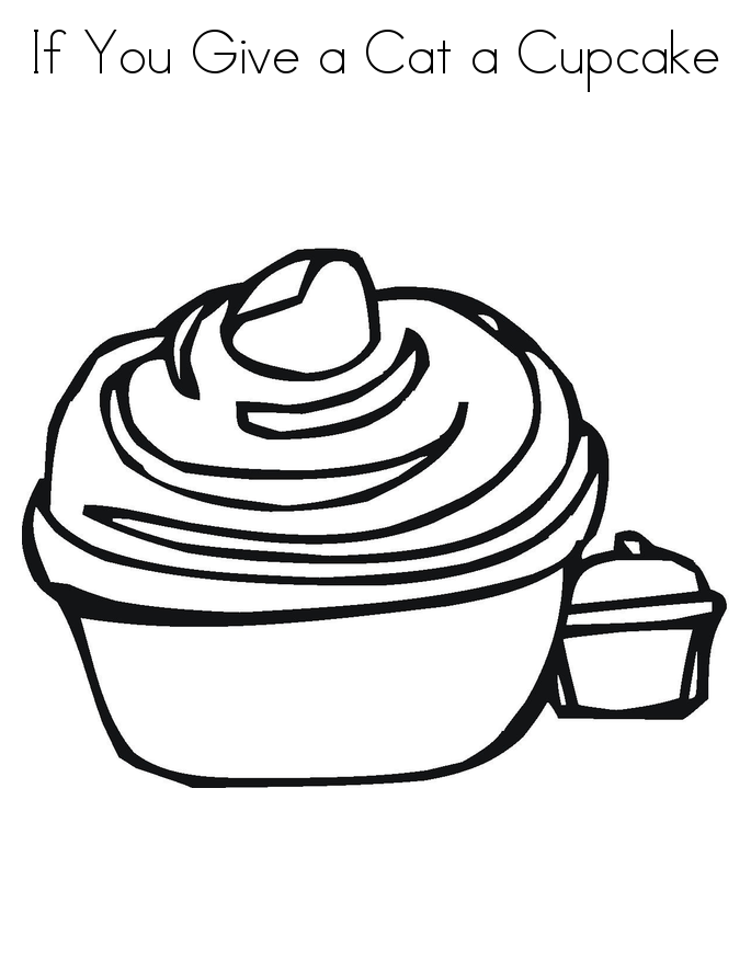 Free Printable Cupcake Coloring Pages For Kids