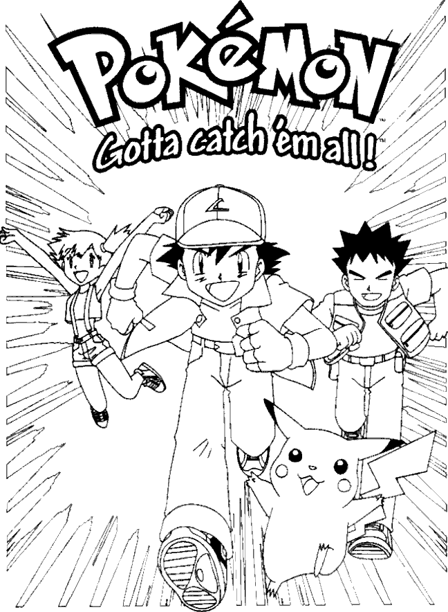 Pokemon Coloring Pages. Join your favorite Pokemon on an Adventure!