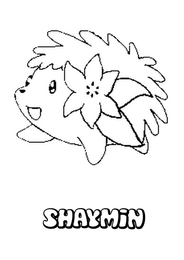 Free coloring pages of pokemon gold