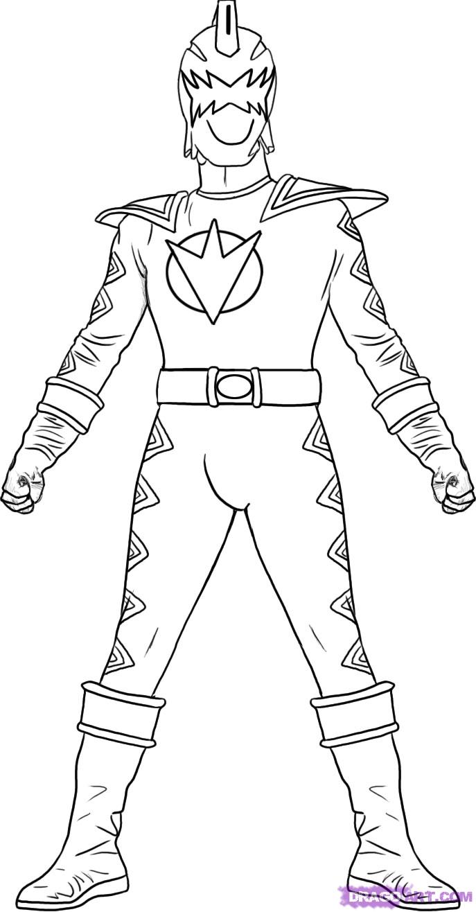 power ranger coloring pages to print - photo #12