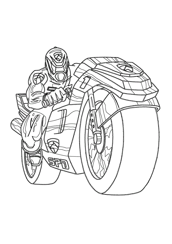 power ranger coloring pages to print - photo #10