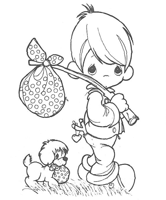 precious moment baby coloring pages - photo #43