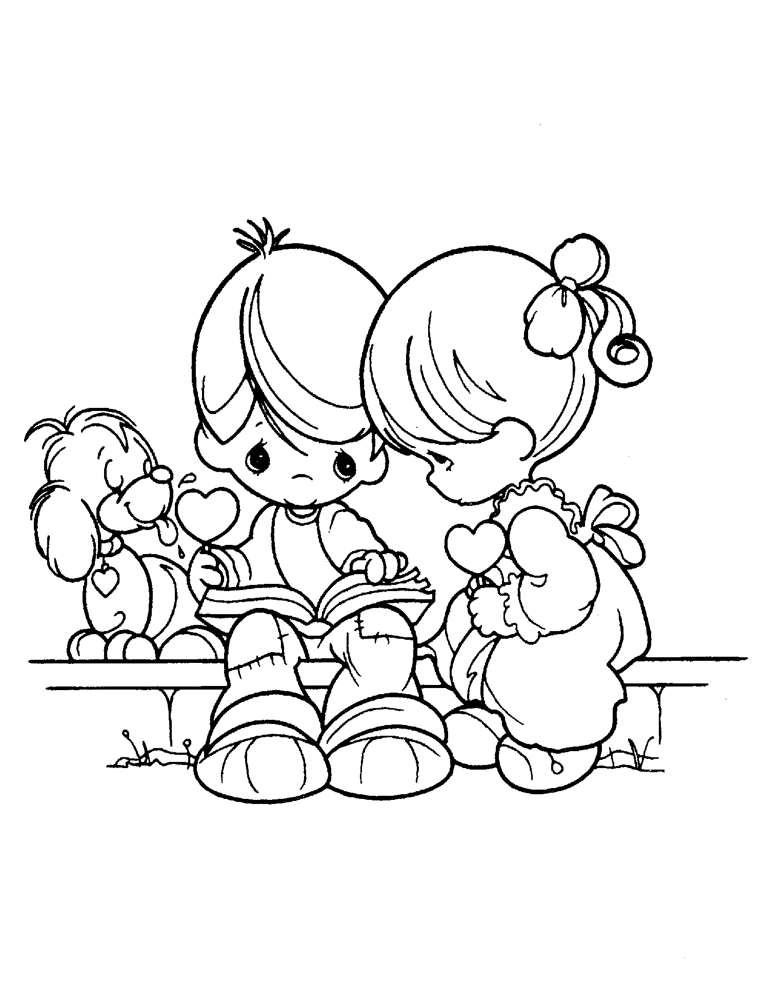 precious moment baby coloring pages - photo #33