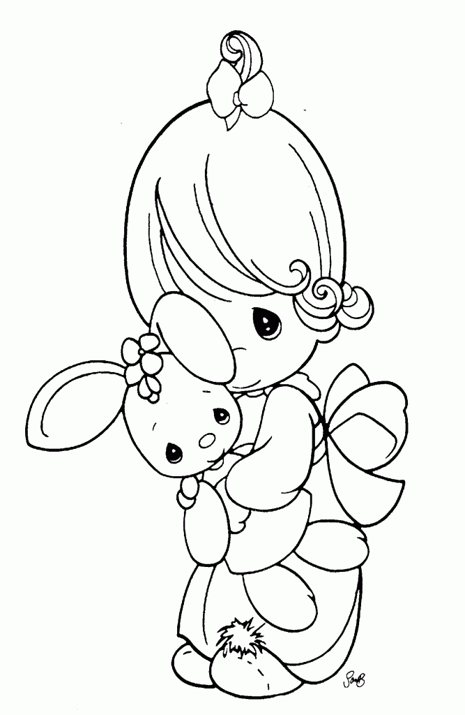 precious moment baby coloring pages - photo #22