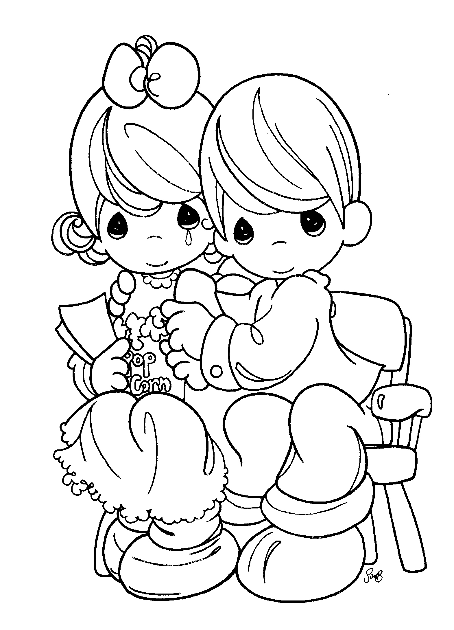 precious moment baby coloring pages - photo #40