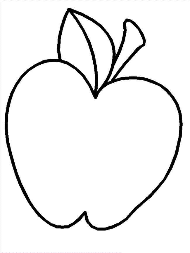 Apple Pictures Printable Printable Apple Coloring Pages For Kids