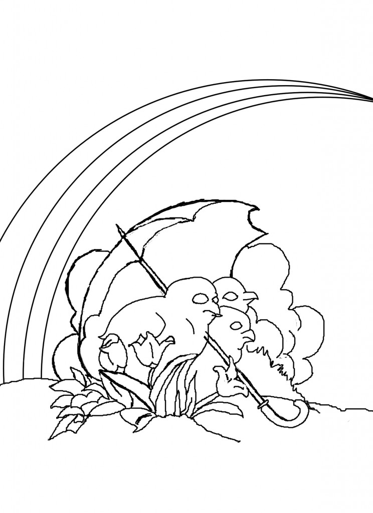 rainbow coloring pages for kids printable - photo #29