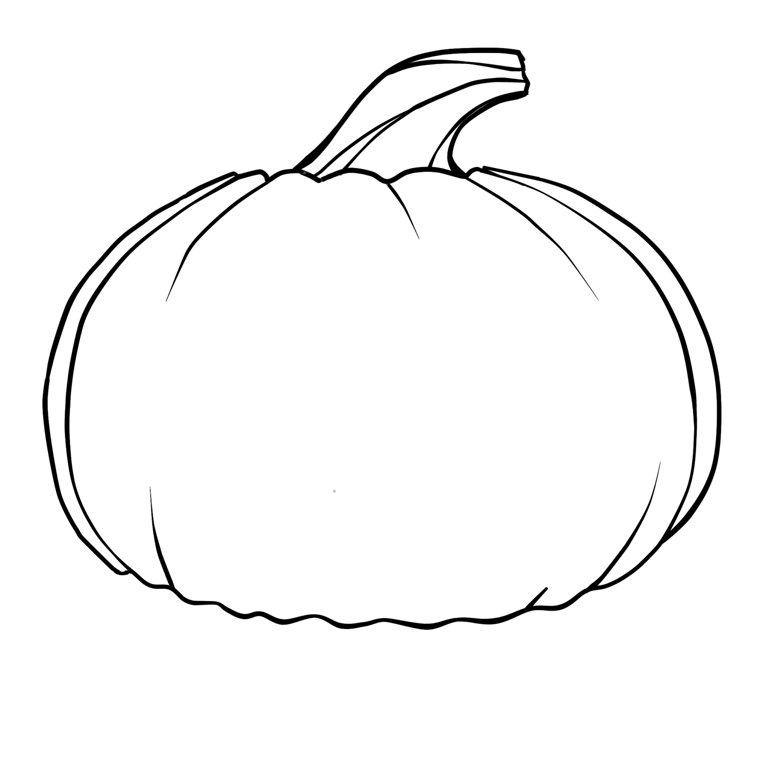 pumpkin clip art free black and white - photo #35