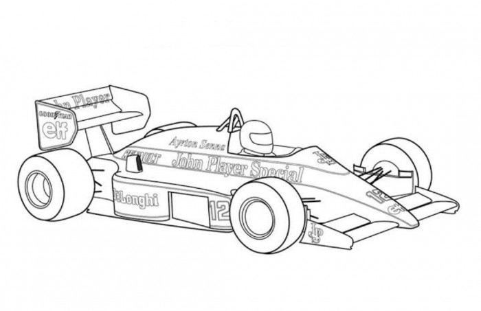 Free y race car coloring pages