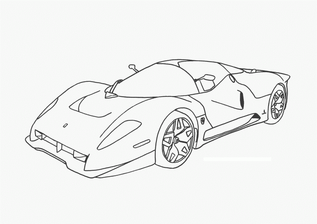 racing coloring pages - photo #17