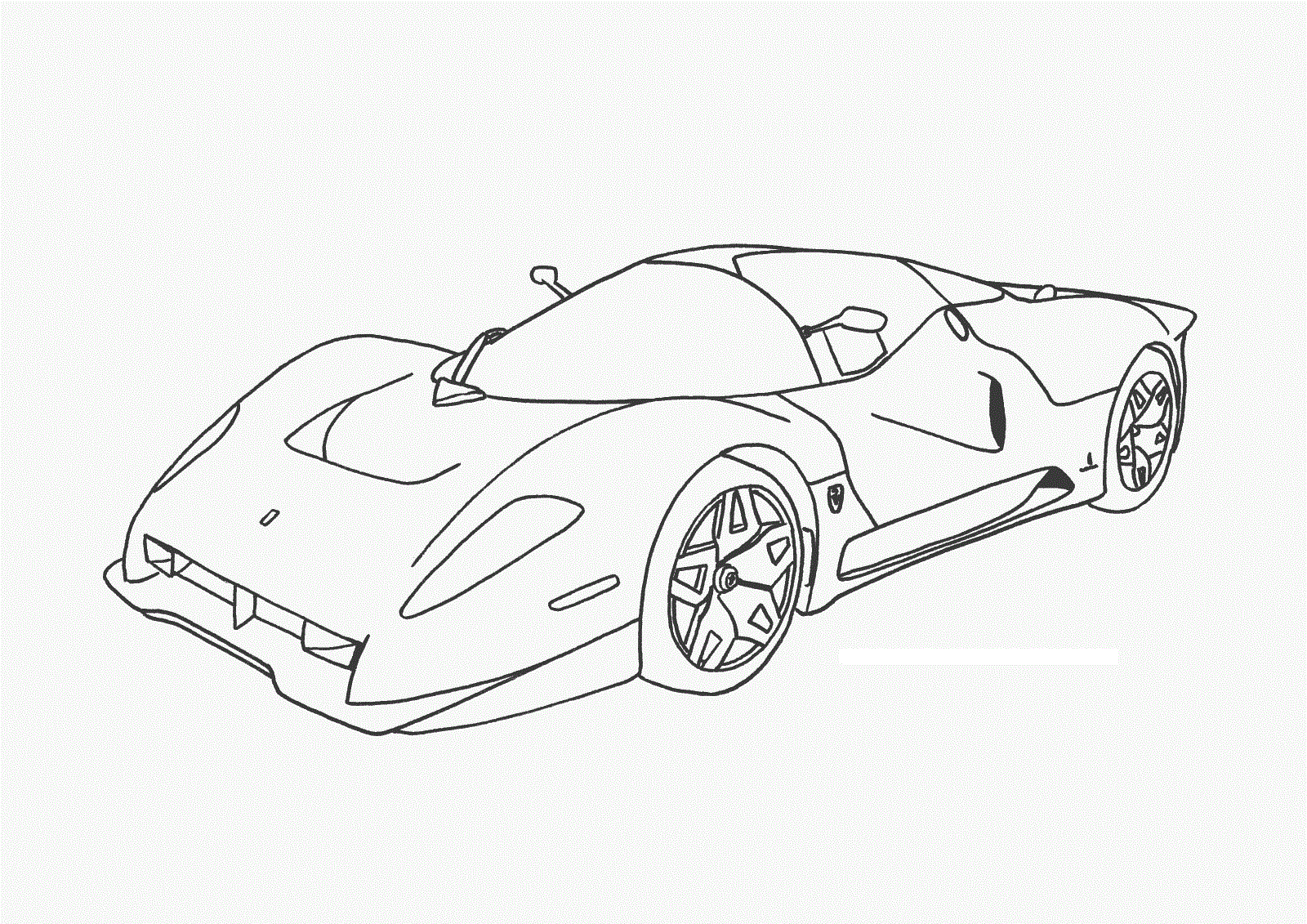 racing cars coloring pages - photo #18