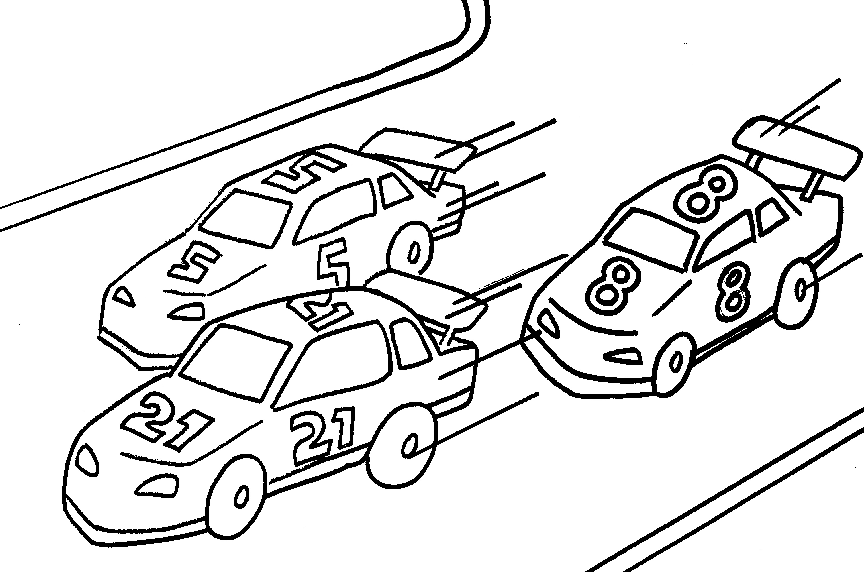 racing cars free coloring pages - photo #9